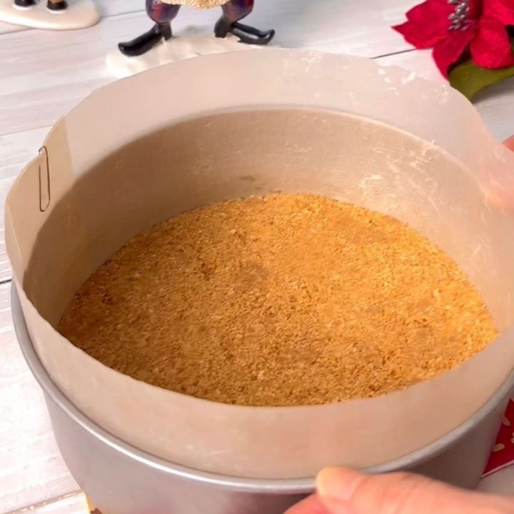 クリスマスレアチーズケーキ