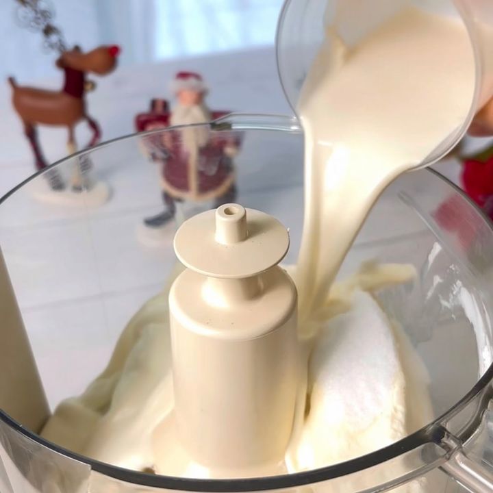 クリスマスレアチーズケーキ