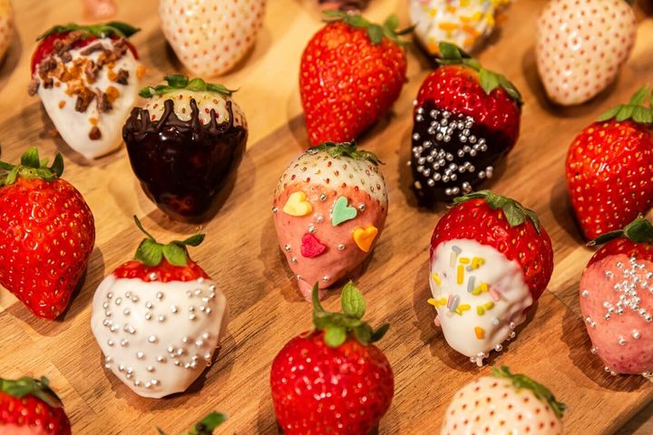 いちごのデコレーション