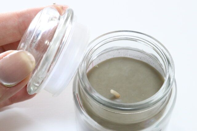 グラスインキャンドル（ベージュ） 蓋