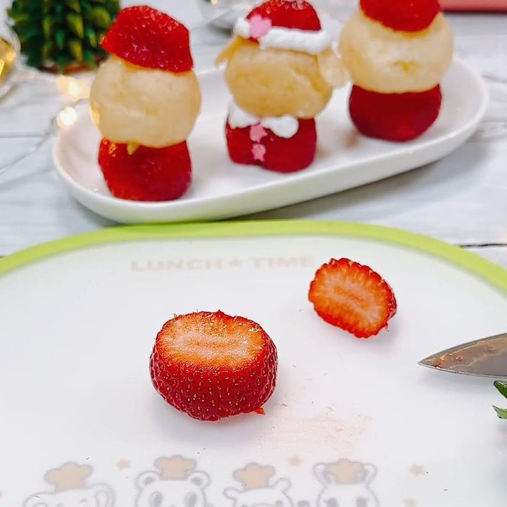 いちごのサンタ手順01