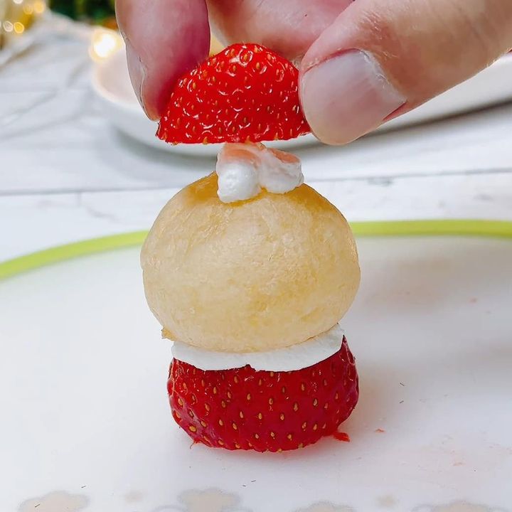 いちごのサンタ手順02