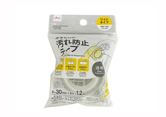 ダイソー 水まわりの汚れ防止テープ（ワイドタイプ）