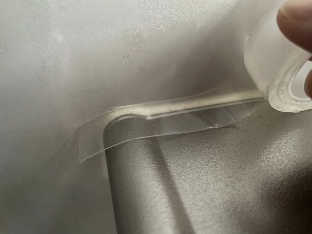 ダイソー 水まわりの汚れ防止テープ 取り付け簡単