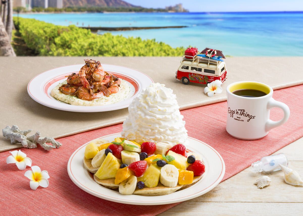 Eggs’n Thingsの新春フルーツパンケーキ