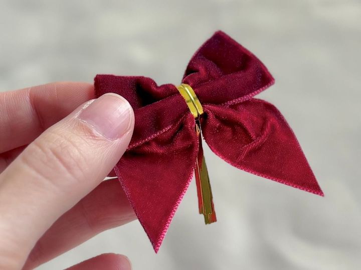 ダイソー「リボンオーナメント（6個）」