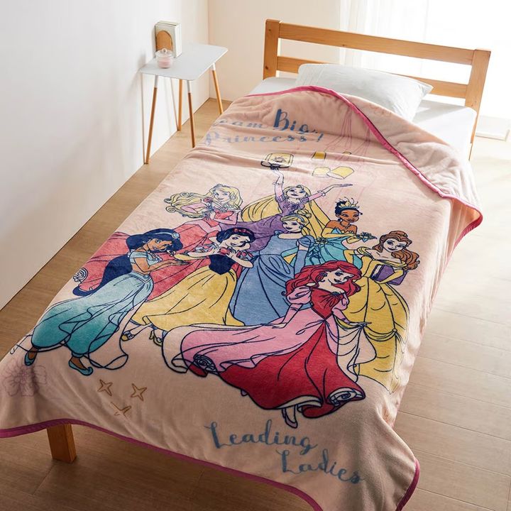 なめらかマイクロファイバー毛布 ディズニープリンセス