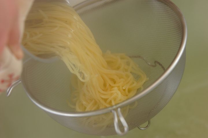 ホウレン草のパスタの作り方1