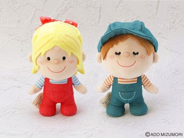 ワンズテラスオンラインショップ限定先行販売のぬいぐるみ［女の子S、男の子S］（各3960円）