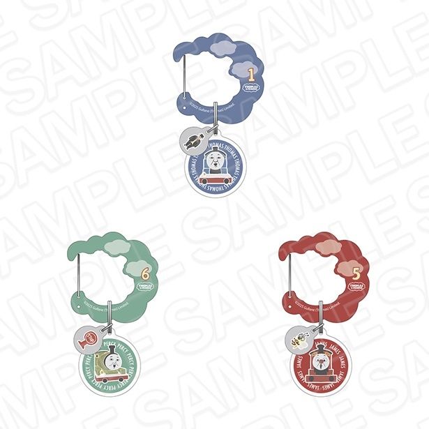 「アクリルカラビナ OVERWORK SERIES」(全3種類、各1320円) 