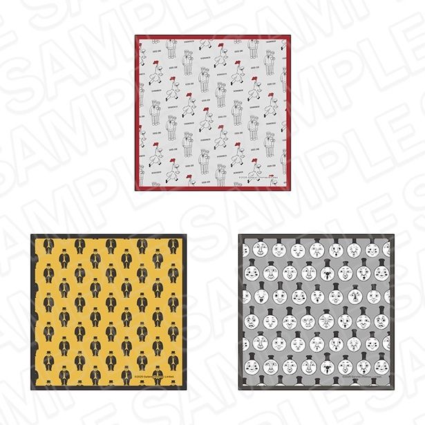 「ミニタオル OVERWORK SERIES」(全3種類、各1100円)