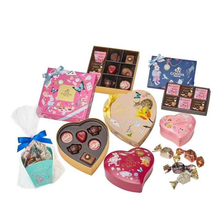 「アリスのティーパーティ G キューブ アソートメント ミニハート缶 5粒入」1458円