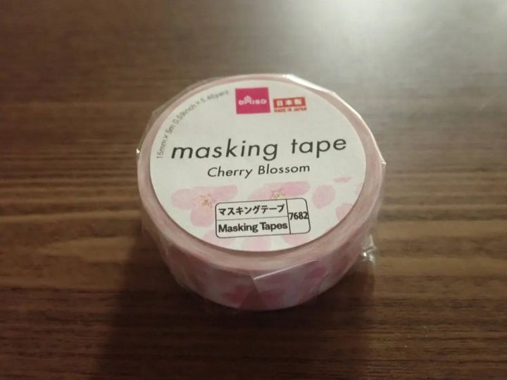 DAISO(ダイソー)：マスキングテープ(さくら)