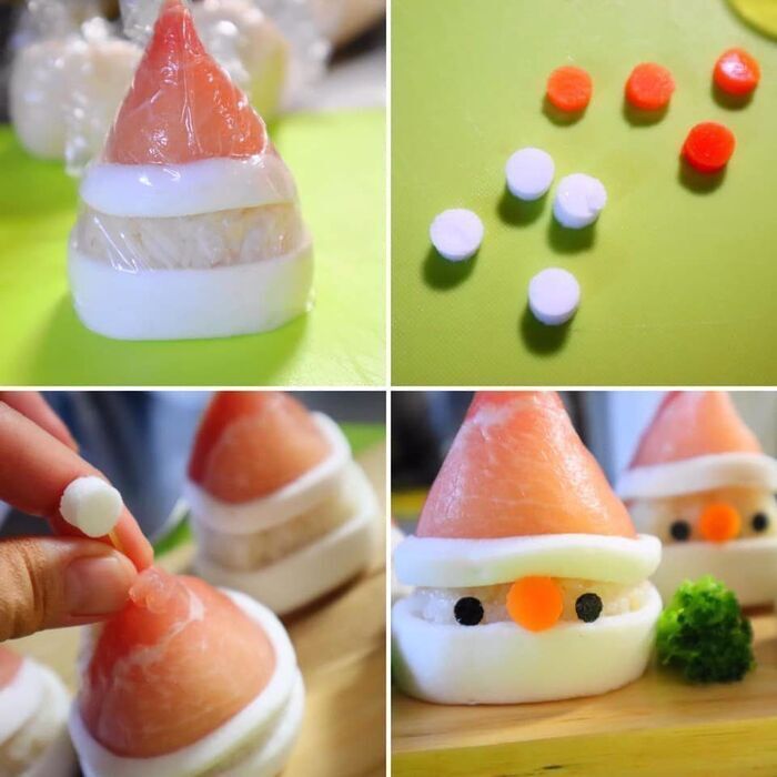 かわいすぎて悶絶♡コンテストで絶賛の「サンタ寿司」はクリスマスパーティの主役級メニュー！