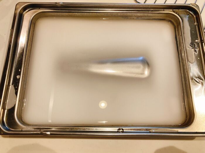 魚焼きグリルの汚れが