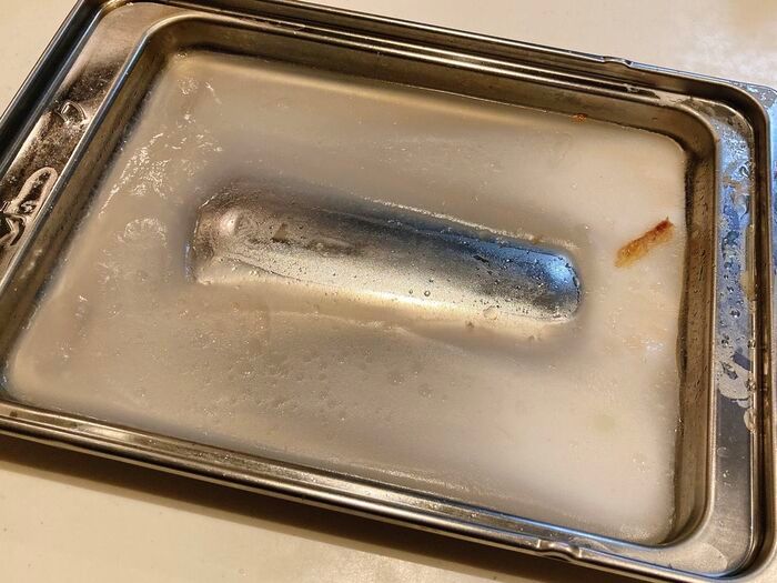 魚焼きグリルの汚れが