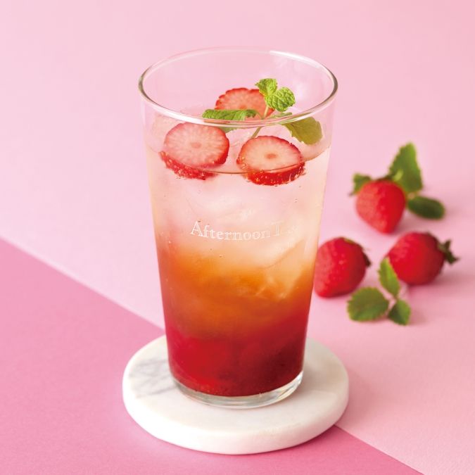 アフタヌーンティー・ティールーム フルーツエードティー ストロベリースパークリング