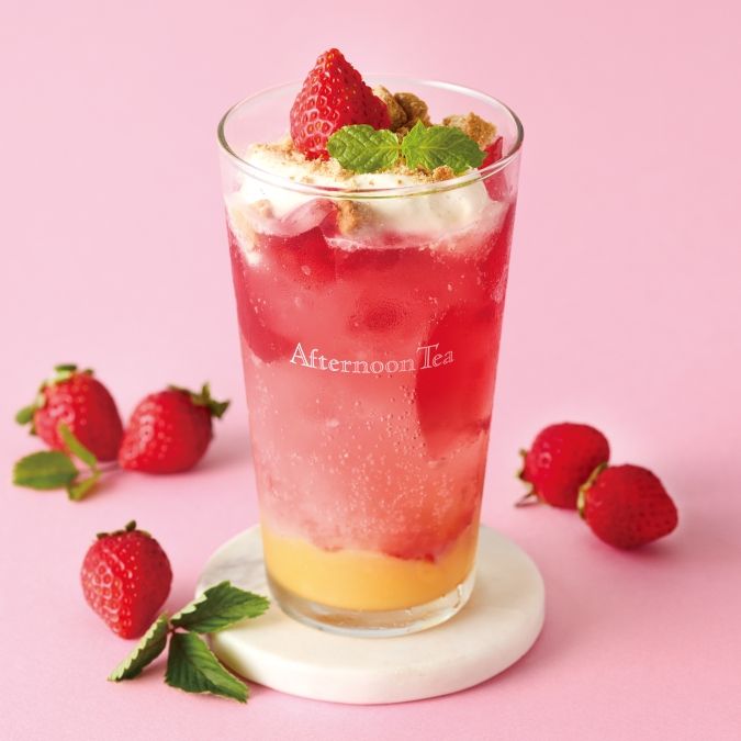 アフタヌーンティー・ティールーム ストロベリーハイビスカスのチーズクリームティー