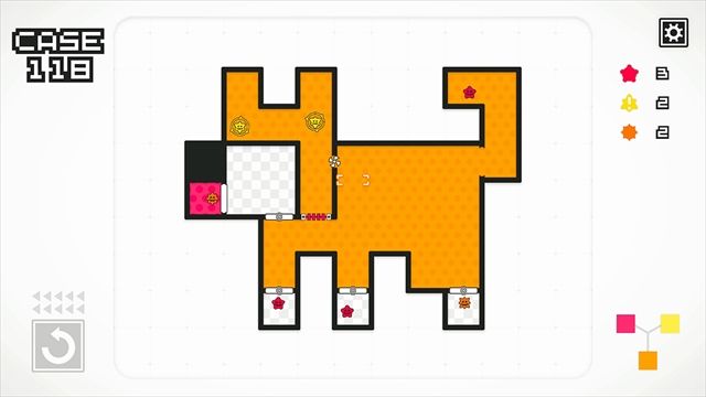 イラストモチーフのステージ(犬)