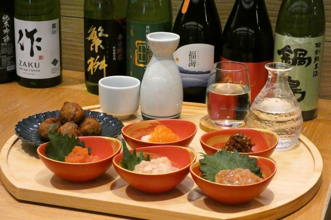 銀しゃりとだし茶漬け 釜のうさぎ JR博多シティ店 おつまみとお酒