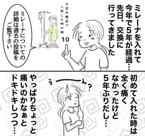 ミレーナ装着ルポ01 画像提供：オムニウッチー(@omni_uttii821)