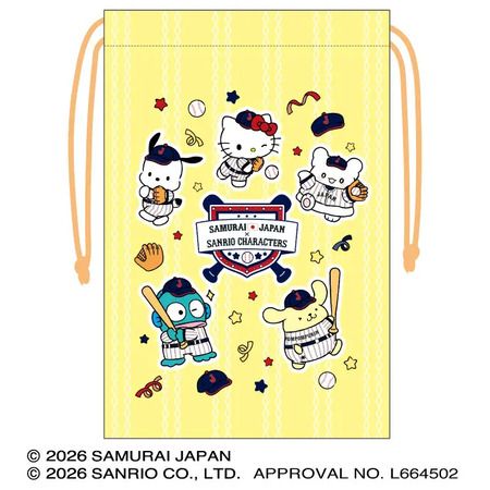 野球日本代表「侍ジャパン」とサンリオのコラボグッズ登場！先行予約受付中