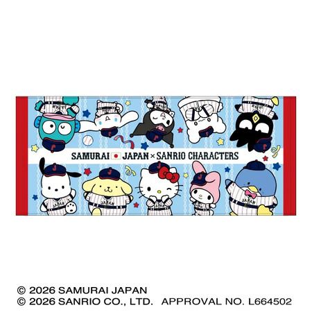 野球日本代表「侍ジャパン」とサンリオのコラボグッズ登場！先行予約受付中