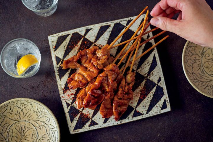 豚の串焼き