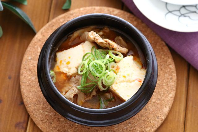 温活きのこスンドゥブ