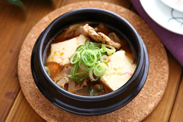 温活きのこスンドゥブ