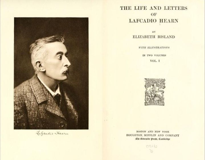 エリザベス・ビスランド著『ラフカディオ・ハーンの生涯と手紙』（1906年初版本）