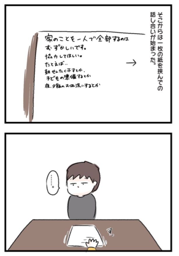 『育児今昔物語』28 画像提供：魚田コットン(＠33kossan33)