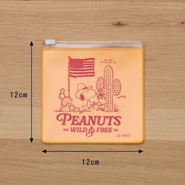 午年限定！カウボーイスヌーピーのフラットポーチ