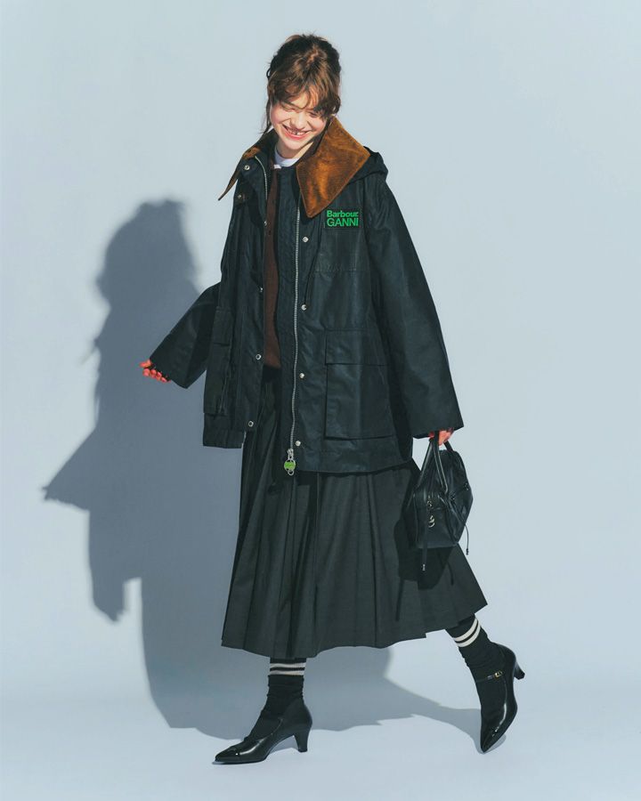 《バブアー》と《ガニー》のコラボ！この冬一番欲しいアウターのコーデ【本日のFUDGE GIRL-12月24日】