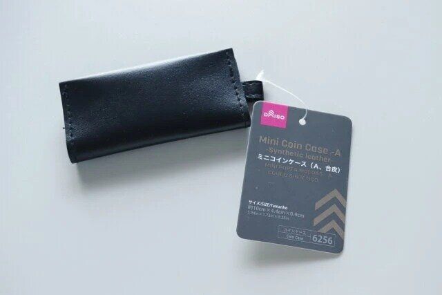 ダイソー ミニコインケース（A、合皮） パッケージ