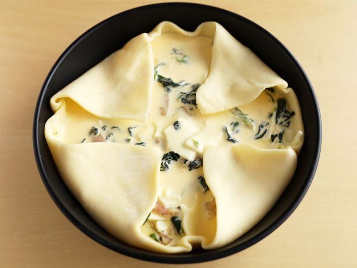 「ベーコンとほうれん草のキッシュ」レシピ07