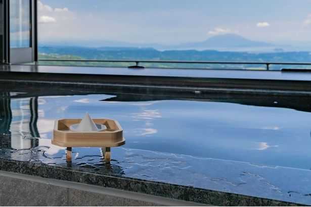 清め塩と客室露天