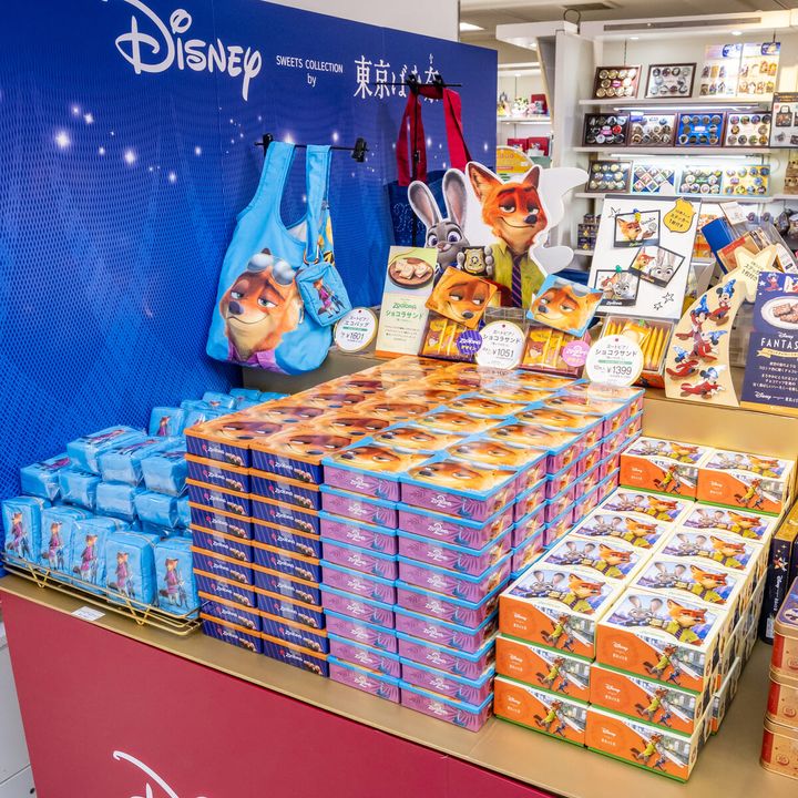 ＜Disney SWEETS COLLECTION by 東京ばな奈＞ズートピア/ショコラサンド「⾒ぃつけたっ」 10枚入