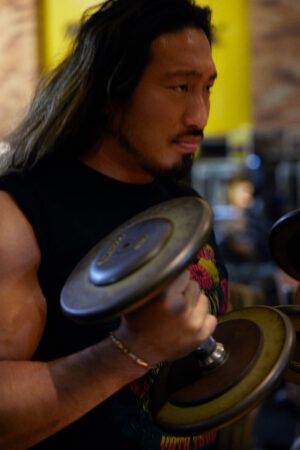 プロレスラー辻陽太さんのトレーニングの様子