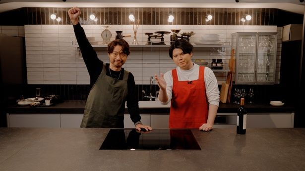 シャリア役の川田＆シャア役の新がお料理に挑戦 [c]創通・サンライズ