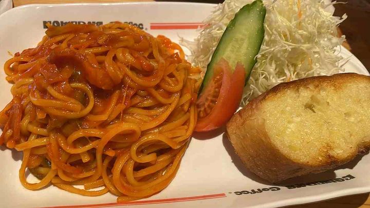 コメダ珈琲店の「スパゲッティ」