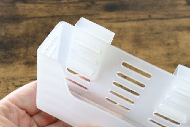 冷蔵庫ドアポケット収納ケース（スリム） 形状