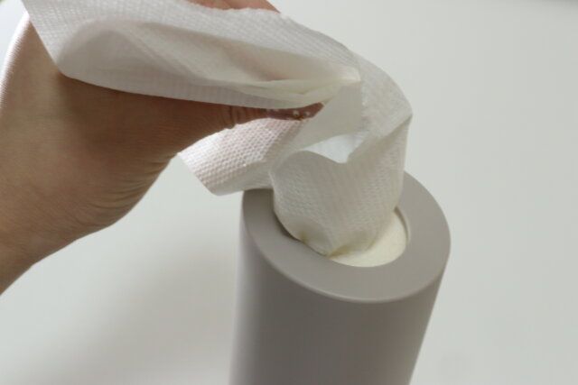 ダイソーティッシュボトル引き出し方