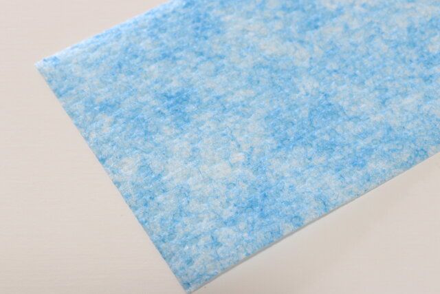 水だけでウロコも落ちる鏡シート（15枚） 質感