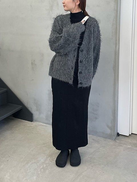 黒ワンピースコーデ1