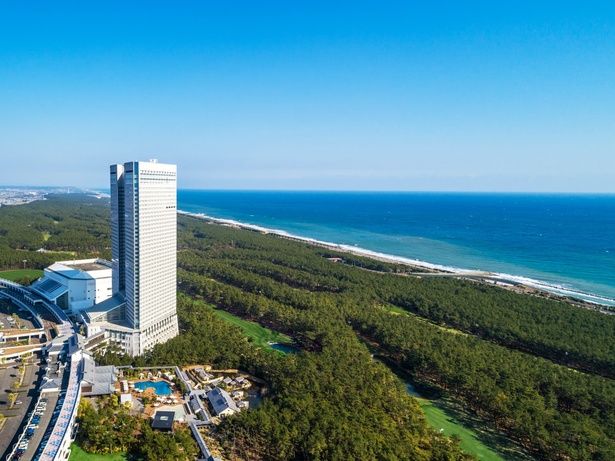 空から見た「フェニックス・シーガイア・リゾート」