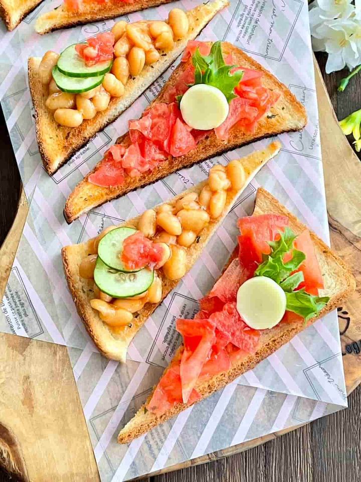 ２種類のブルスケッタ