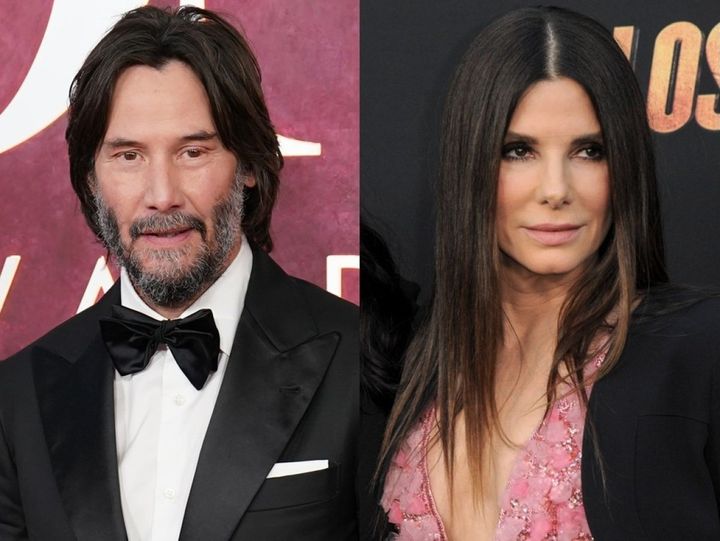 『スピード』キアヌ・リーヴス＆サンドラ・ブロックが再会！ （C）AFLO width=