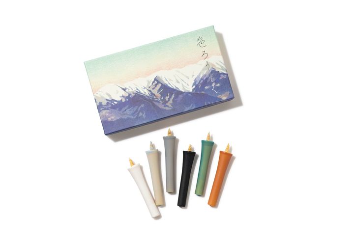 手作りならではの温かみのある和ろうそく。