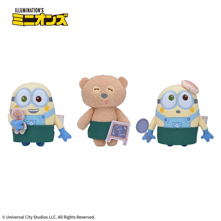 ミニオン ぬいぐるみ“ボブ&ティム” カフェタイムVer.